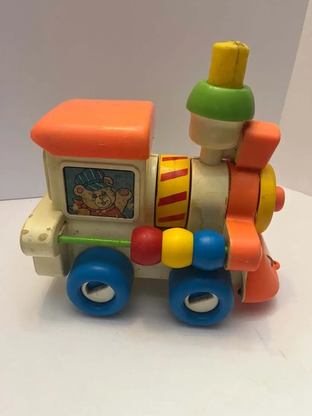 1982 Vintage Child Guidance Busy Choo-Choo Developmental Train Toy